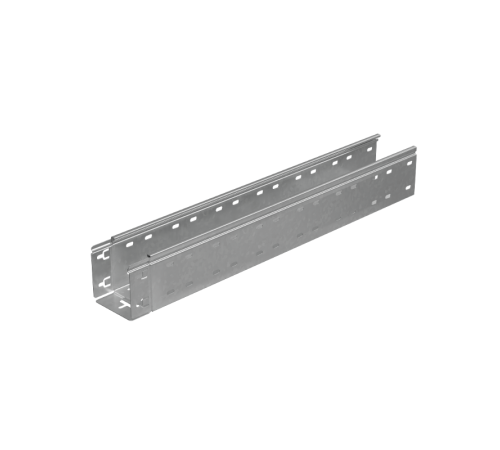 Лоток перф. 100х100х0,8 L2500 мм "Быстрый монтаж ПЛЮС" HD  LPplus100-100-0.8-2500 HD  КМ-Профиль