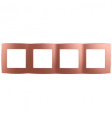 Рамка на 4 поста 12-5004-14  ,  медь  Б0019380  ЭРА