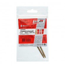 Саморез ШУж 6,0х100 пот. гол. (2 шт) - пакет ( 0,027 кг)  102523  Tech-KREP