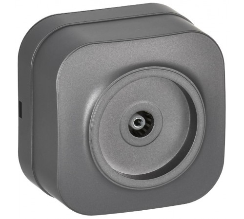 GLORY Розетка TV о/у РТВ20-ХСм сталь матовый  EAH10-K46M  IEK