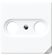 Крышка для TV-FM-розеток, фиксация винтом; дюропласт; шампань; A500  A561PLTVCH  Jung