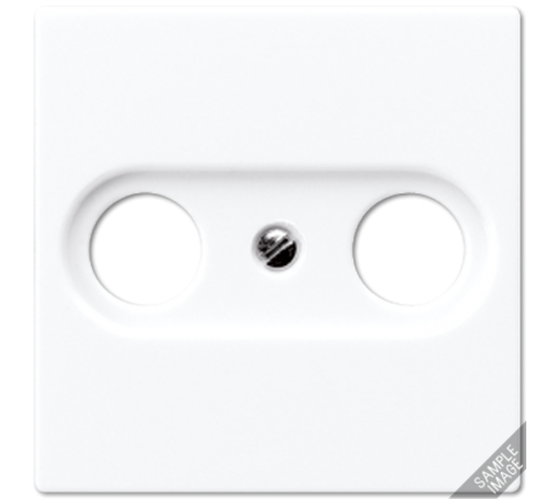 Крышка для TV-FM-розеток, фиксация винтом; дюропласт; шампань; A500  A561PLTVCH  Jung