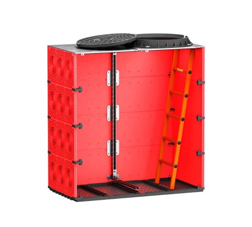 Лестница диэлектрическая стеклопластиковая высота 1,5 м.  SDF1542  DKC