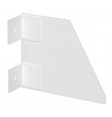 Заглушка торцевая кабель-канала GEK левая 133x110 мм, сталь, светло-серый RAL7035  6282872  OBO Bettermann