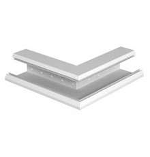 Угол внешний кабель-канала Rapid 80 нерегулируемый 133x110 мм без крышки, сталь, светло-серый  6282712  OBO Bettermann