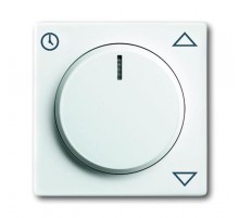 Плата центральная (накладка) для комфортного механизма жалюзи 6419 U, серия solo/future, альпийский белый  6430-0-0358   2CKA006430A0358  ABB