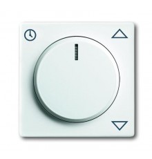 Плата центральная (накладка) для комфортного механизма жалюзи 6419 U, серия solo/future, альпийский белый  6430-0-0358   2CKA006430A0358  ABB