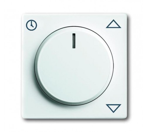 Плата центральная (накладка) для комфортного механизма жалюзи 6419 U, серия solo/future, альпийский белый  6430-0-0358   2CKA006430A0358  ABB