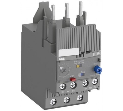 Реле перегрузки электронное EF45-45 для контакторов AF09-AF38, класс перегрузки 10, 20, 30  1SAX221001R1102  ABB