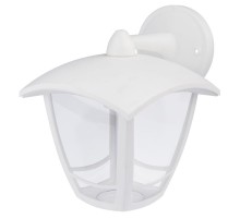 Светильник садово-парковый   ДБУ 07-8-002 Дели 2 белый 4 гранный настенный IP44 светодиодный 8Вт 3000K   Б0064269  ЭРА