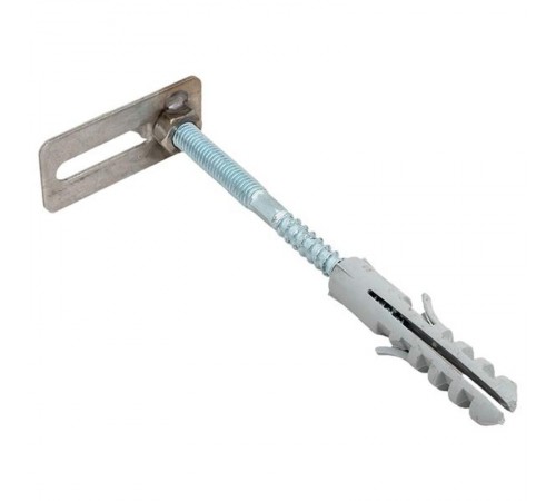 Держатель фасадный с крючком, L=100мм, NI EKF PROxima   lp-31610-ni   EKF