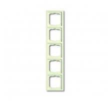 Рамка 5-постовая, серия, серия solo/future, цвет linear, цвет слоновая кость  1754-0-4234   2CKA001754A4234  ABB