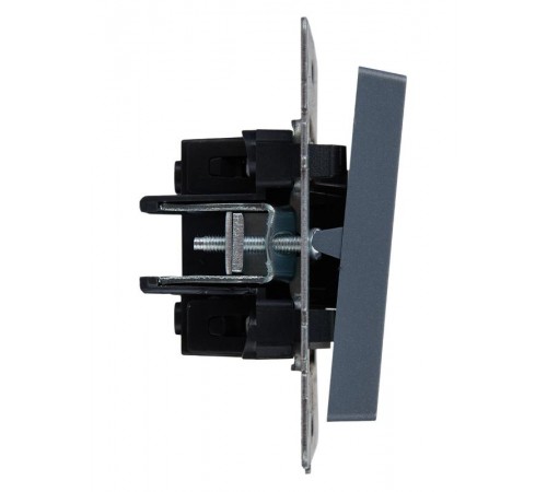 BRITE Выключатель 1-клавишный проходной с индикацией 10А ВС10-1-7-БрМ маренго  BR-V12-1-10-K35  IEK