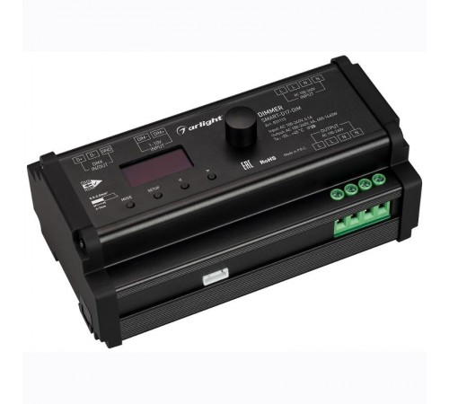 Диммер SMART-D17-DIM (230V, 6A, TRIAC, DIN, 2.4G) (Arlight, IP20 Пластик, 5 лет)  031113  Arlight