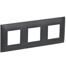 SKANDY Рамка 3-местная SK-F03T титан  SK-M32-K48  IEK