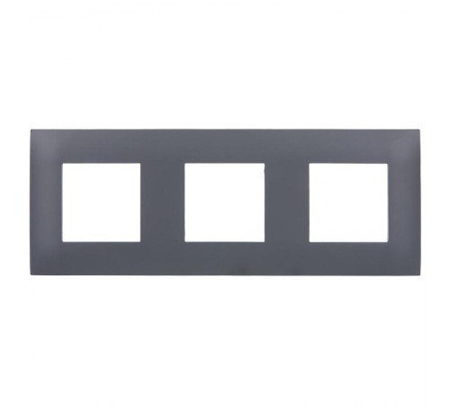 SKANDY Рамка 3-местная SK-F03T титан  SK-M32-K48  IEK