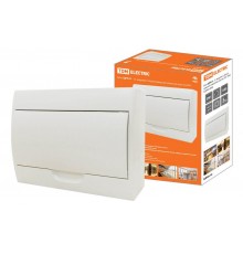 Бокс пластиковый навесной ЩРН-П-12 модулей с белой крышкой, навесной, пластик IP41  SQ0903-0004  TDM