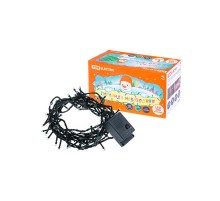 Гирлянда новогодняя светодиодная, СГ 200 З, 220 В, зеленый шнур, многоцветная, 10 м, 8 режимов  SQ0361-0011  TDM ELECTRIC