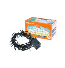 Гирлянда новогодняя светодиодная, СГ 200 З, 220 В, зеленый шнур, многоцветная, 10 м, 8 режимов  SQ0361-0011  TDM ELECTRIC