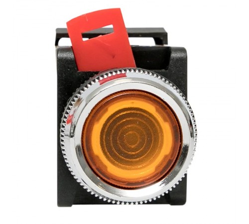 Кнопка ABLFS-22 с подсветкой желтая NO+NC 230В EKF PROxima  ablfs-22-y  EKF