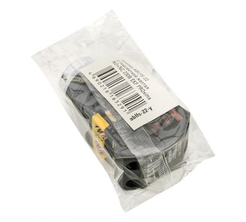 Кнопка ABLFS-22 с подсветкой желтая NO+NC 230В EKF PROxima  ablfs-22-y  EKF