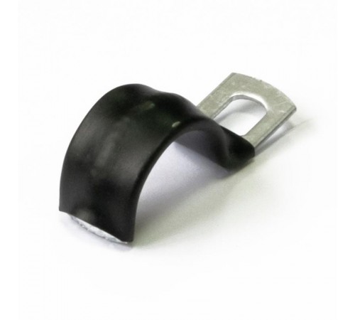 Скоба металлическая однолапковая с полимерным покрытием СМО-П d14-15 мм (100 шт/уп)  PR08.6006  Промрукав