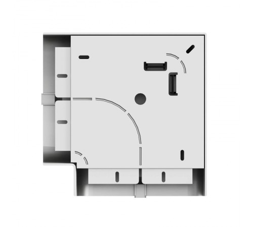 Угол плоский 110х50 мм цвет серый металлик  01003G  DKC