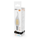 Лампа светодиодная   Filament Elementary Свеча на ветру 8W 510lm 2700К Е14 LED 1/10/100  42118  Gauss