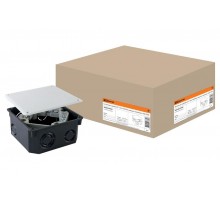 Коробка распределительная с/у 110х110х50 с клеммником и крышкой  SQ1402-0016  TDM