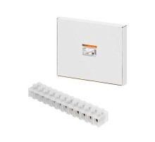 Зажим винтовой ЗВИ-150 полипропилен 10-35мм2 12пар 100°С белый (индивидуальная упаковка)  SQ0510-0049  TDM