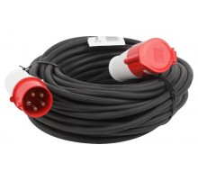 Удлинитель силовой IND380-U-1e-5x2,5-10m-IP44 на 380В в бухте 1 розетка CEE 5P 10м КГ 5х2,5 32A IP44  Б0057293  ЭРА