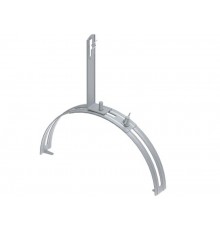 Держатель на круглый конёк, гор. цинк, 394072  МД-072-ГЦ   Ostec