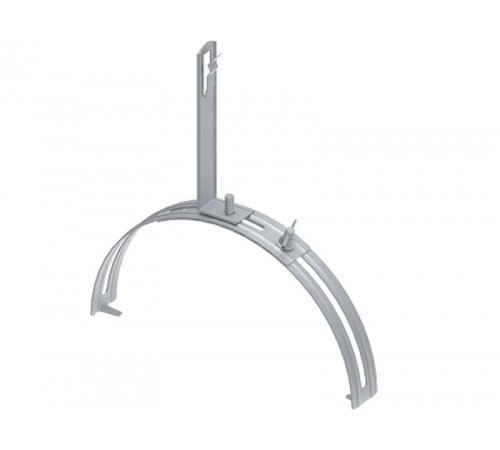 Держатель на круглый конёк, гор. цинк, 394072  МД-072-ГЦ   Ostec