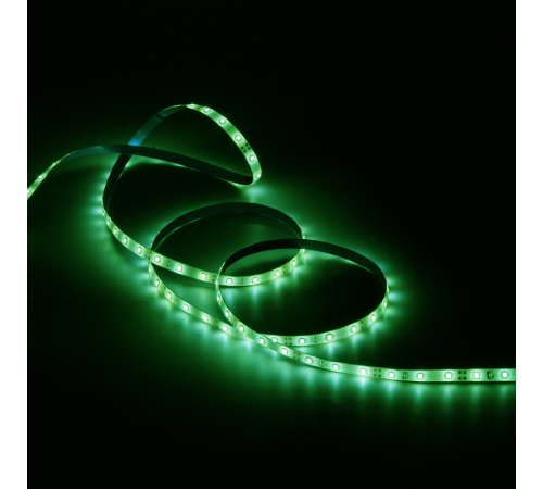 Лента светодиодная Elementary 2835/60-SMD 4.8W 12V DC зеленый IP66 (ZIP Bag 5м)  356000605  Gauss