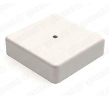 Коробка распределительная для о/п с кабель-каналом 100х100х29мм, IP40, цвет-БЕЛЫЙ (42шт)  GE41218-01  GREENEL