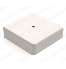 Коробка распределительная для о/п с кабель-каналом 100х100х29мм, IP40, цвет-БЕЛЫЙ (42шт)  GE41218-01  GREENEL