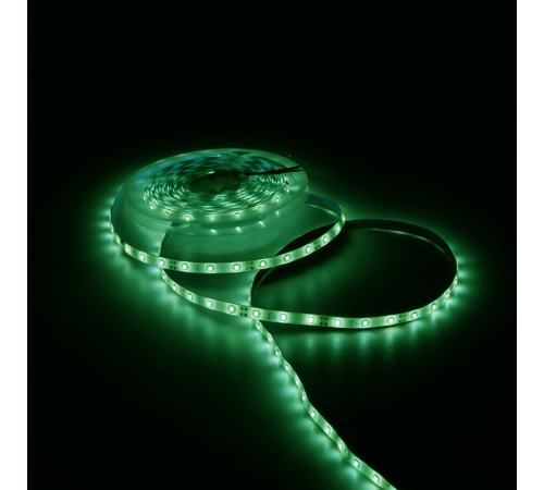 Лента светодиодная Elementary 2835/60-SMD 4.8W 12V DC зеленый IP66 (ZIP Bag 5м)  356000605  Gauss