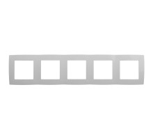 Рамка на 5 постов 12-5005-01  ,  белый  Б0014781  ЭРА