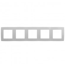 Рамка на 5 постов 12-5005-01  ,  белый  Б0014781  ЭРА