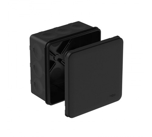 MultiBox Коробка распределительная с мембранными вводами IP66 100х100х50 Черная (со стикером)  IMT352981  SE