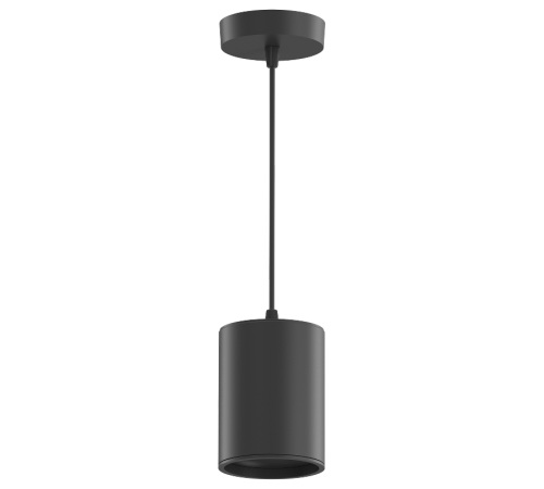 Светильник светодиодный накладной/подвесной HD043 12W (черный/черный) 4100K 79*100мм 1/20  HD043  Gauss