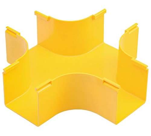 ITK Х-соединитель горизонтальный опт. лотка 60мм  DS-060-31130  ITK