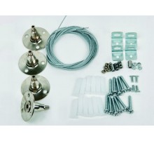 Крепления для светодиодных панелей серии PROM-3 UFL-H01 SILVER 100 POLYBAG  09463  Uniel