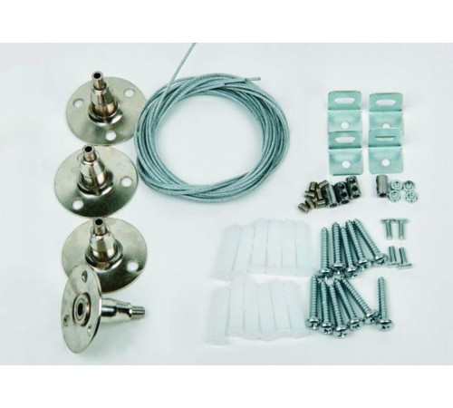 Крепления для светодиодных панелей серии PROM-3 UFL-H01 SILVER 100 POLYBAG  09463  Uniel