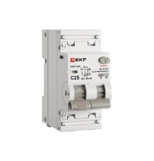 Выключатель автоматический дифференциального тока селективный АВДТ-63N (S) 1P+N 25А 100мА характеристика C тип AC электромеханический 6кА PROXIMA  D6