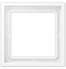 Рамка 1 пост; термопласт; белый матовый  LSZ981BFWWM  Jung