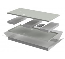 LINEA E Компл. стенок боковых 600мм шкафа 42U сер.  LE35-42UX6-X  ITK