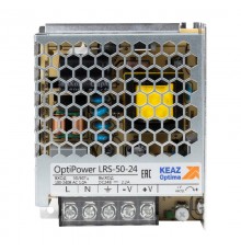 Блок питания панельный OptiPower LRS 50-24 2.2A  328872  КЭАЗ
