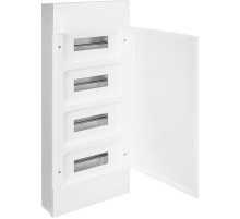 Practibox S Пластиковый щиток Навесной 4X12 Белая дверь  135604  Legrand