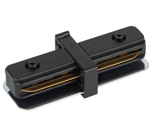 Коннектор TR-1PA-IC-BK прямой для однофазного шинопровода черный  Б0054464  ЭРА